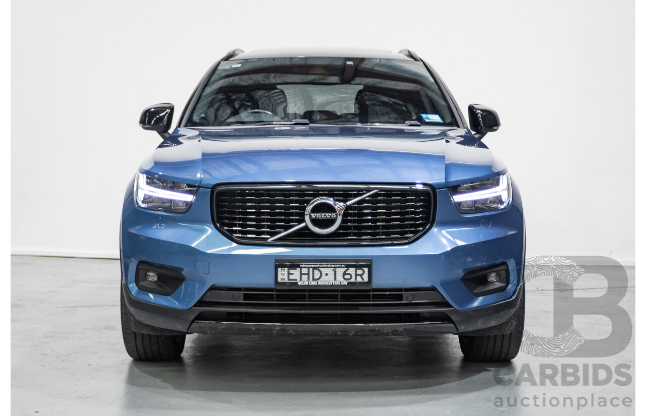 1/2020 Volvo XC40 T5 R-Design (AWD) 536 MY20 4d Wagon Bursting Blue Metallic Turbo 2.0L