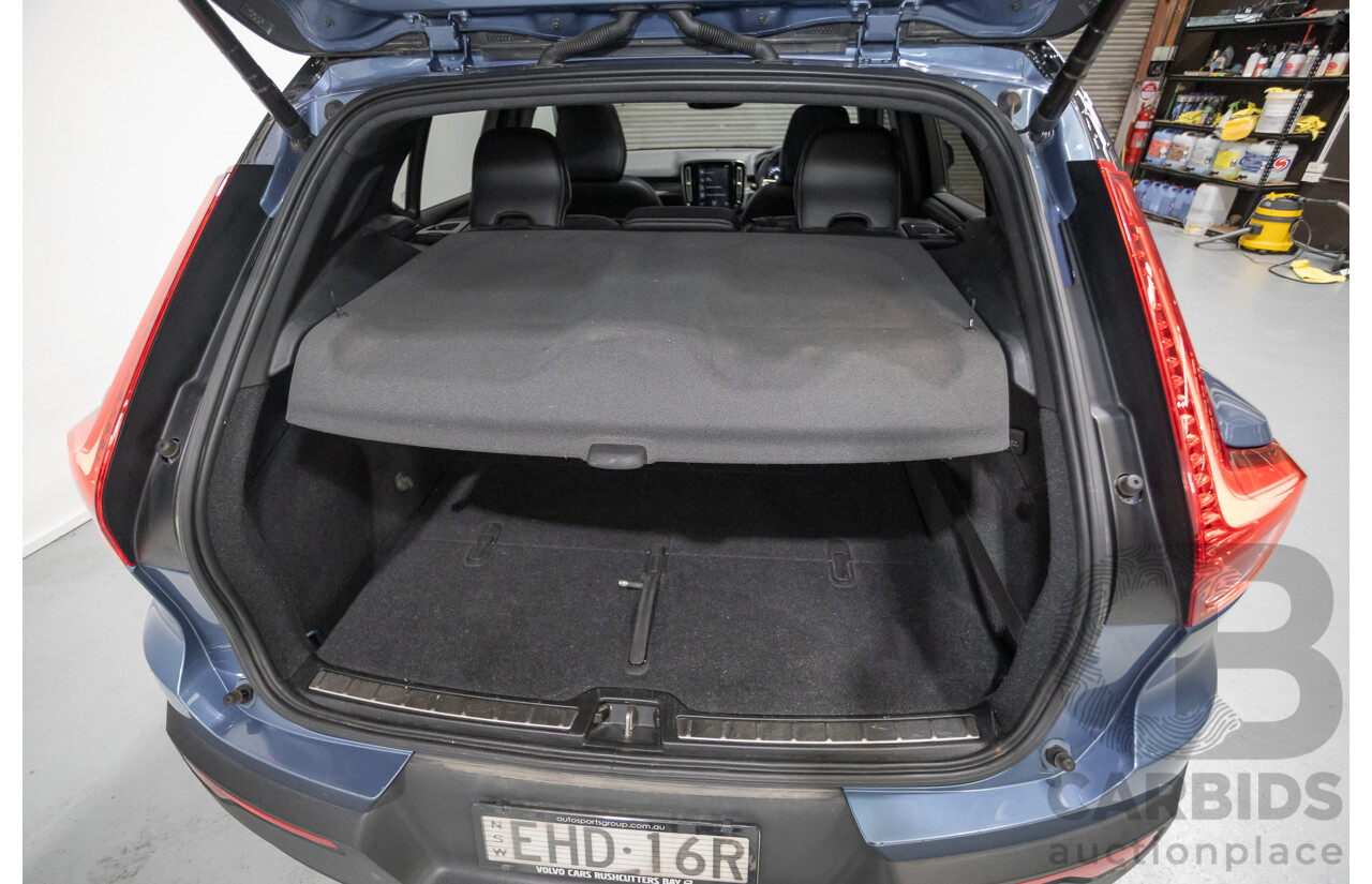 1/2020 Volvo XC40 T5 R-Design (AWD) 536 MY20 4d Wagon Bursting Blue Metallic Turbo 2.0L