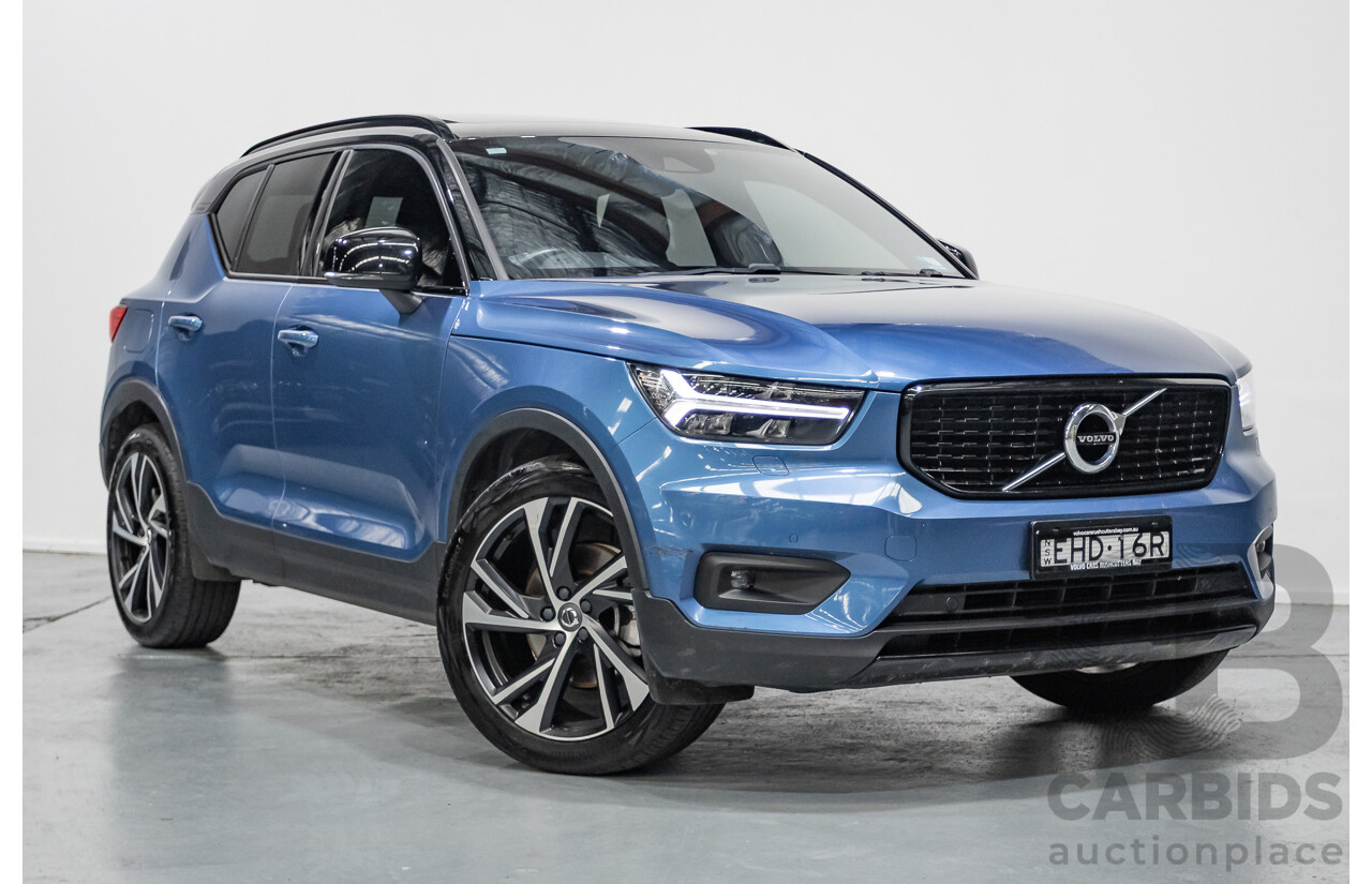 1/2020 Volvo XC40 T5 R-Design (AWD) 536 MY20 4d Wagon Bursting Blue Metallic Turbo 2.0L