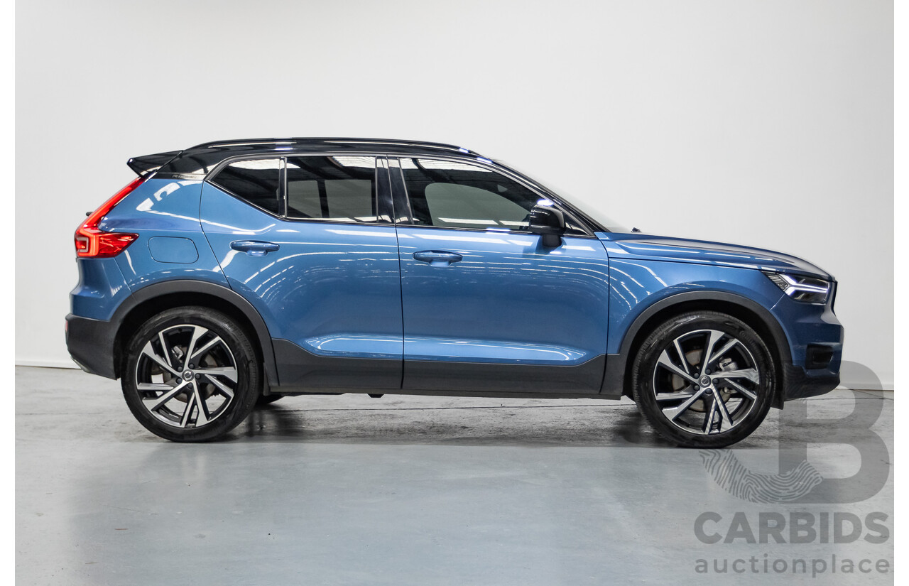 1/2020 Volvo XC40 T5 R-Design (AWD) 536 MY20 4d Wagon Bursting Blue Metallic Turbo 2.0L