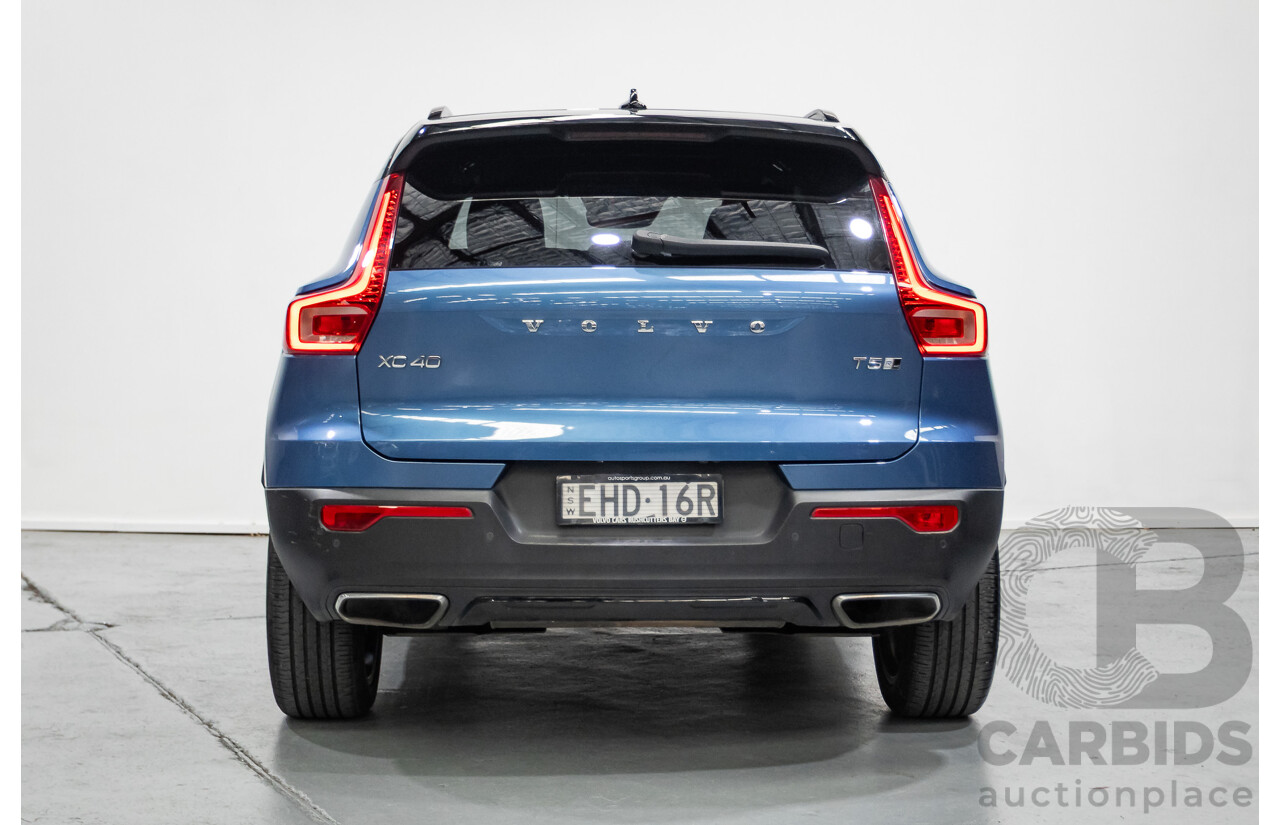 1/2020 Volvo XC40 T5 R-Design (AWD) 536 MY20 4d Wagon Bursting Blue Metallic Turbo 2.0L