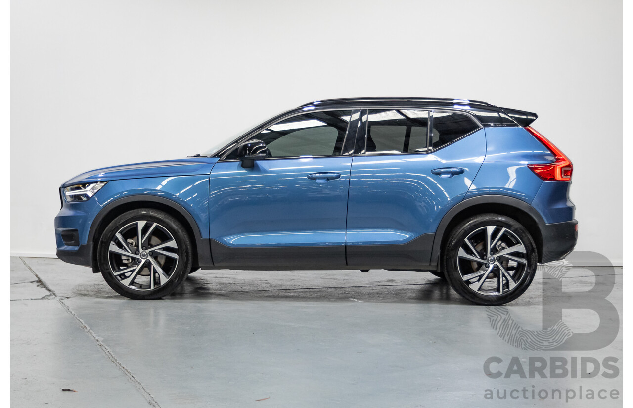 1/2020 Volvo XC40 T5 R-Design (AWD) 536 MY20 4d Wagon Bursting Blue Metallic Turbo 2.0L