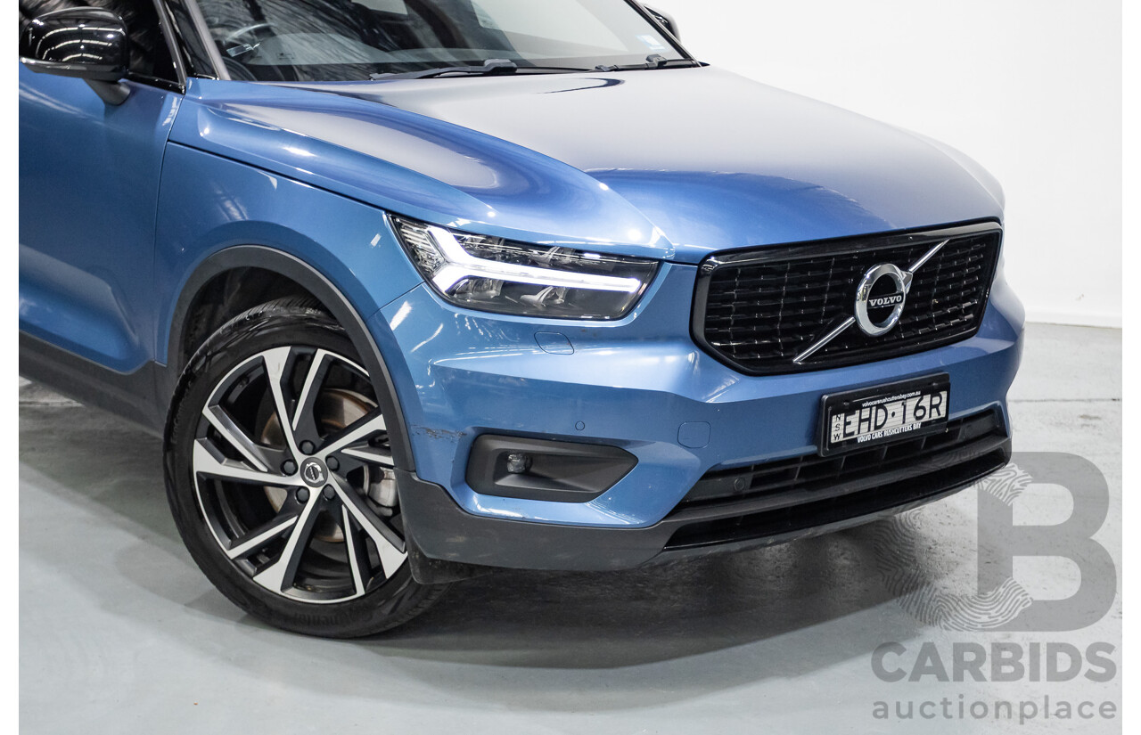 1/2020 Volvo XC40 T5 R-Design (AWD) 536 MY20 4d Wagon Bursting Blue Metallic Turbo 2.0L