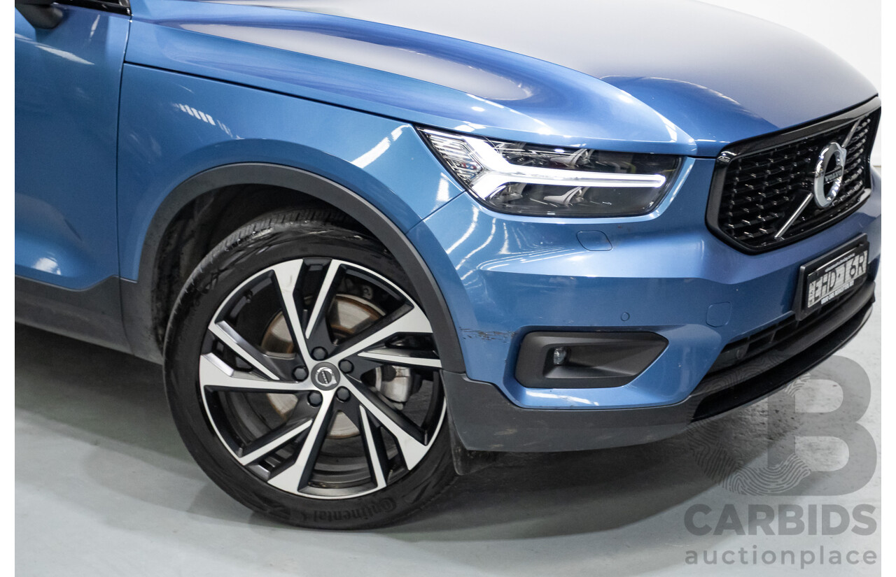 1/2020 Volvo XC40 T5 R-Design (AWD) 536 MY20 4d Wagon Bursting Blue Metallic Turbo 2.0L