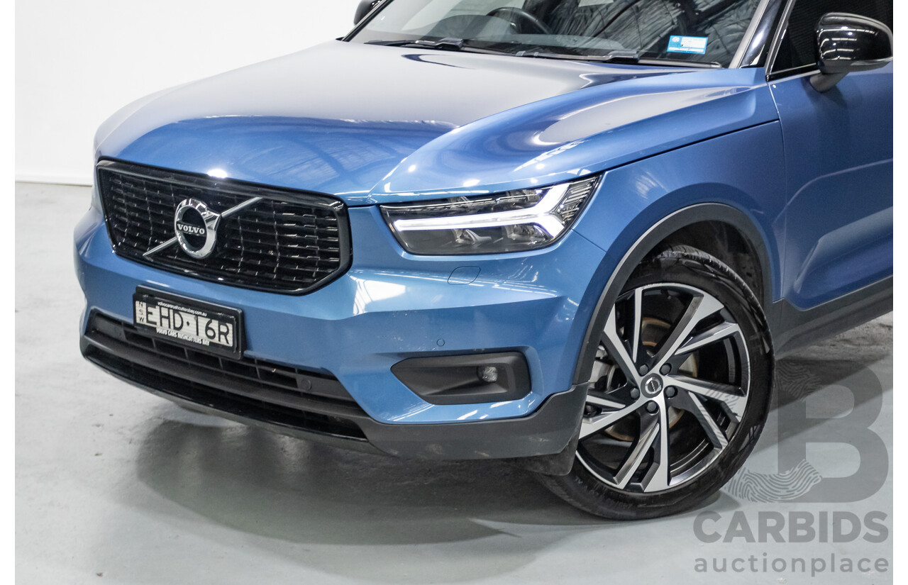 1/2020 Volvo XC40 T5 R-Design (AWD) 536 MY20 4d Wagon Bursting Blue Metallic Turbo 2.0L