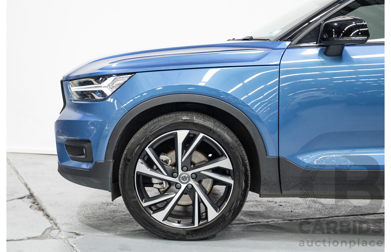 1/2020 Volvo XC40 T5 R-Design (AWD) 536 MY20 4d Wagon Bursting Blue Metallic Turbo 2.0L