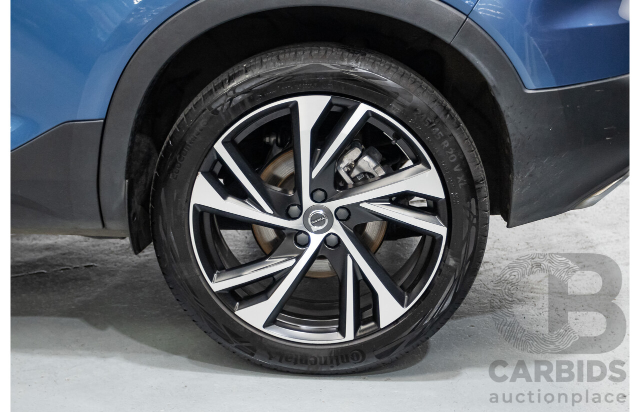 1/2020 Volvo XC40 T5 R-Design (AWD) 536 MY20 4d Wagon Bursting Blue Metallic Turbo 2.0L