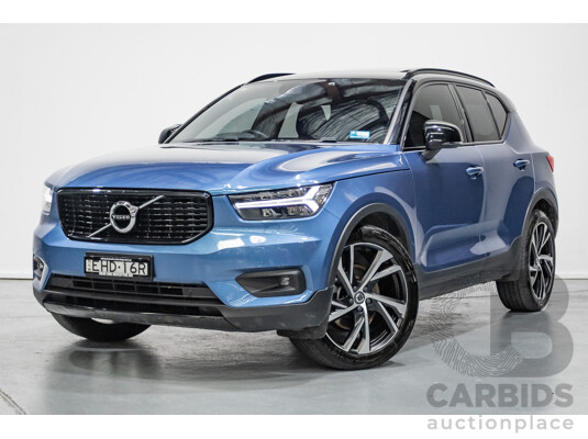 1/2020 Volvo XC40 T5 R-Design (AWD) 536 MY20 4d Wagon Bursting Blue Metallic Turbo 2.0L