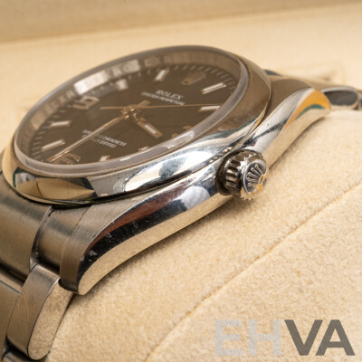 Rolex Oyster Perpetual 36 Blue Face Superlative Chronometer Automatic & Hand Wind Movement, Model - 116000