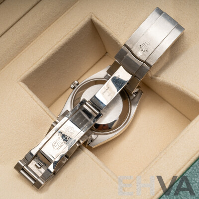 Rolex Oyster Perpetual 36 Blue Face Superlative Chronometer Automatic & Hand Wind Movement, Model - 116000