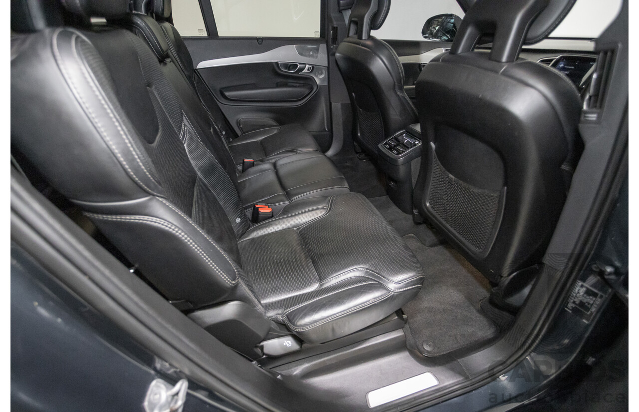 9/2020 Volvo XC90 T6 R-Design (AWD) 256 MY21 4d Wagon Denim Blue Metallic Turbo & Supercharged 2.0L