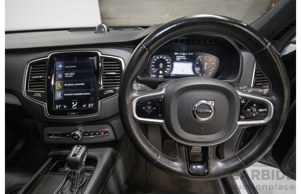 9/2020 Volvo XC90 T6 R-Design (AWD) 256 MY21 4d Wagon Denim Blue Metallic Turbo & Supercharged 2.0L