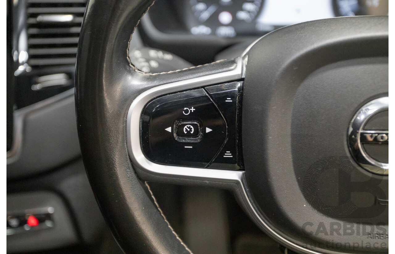 9/2020 Volvo XC90 T6 R-Design (AWD) 256 MY21 4d Wagon Denim Blue Metallic Turbo & Supercharged 2.0L