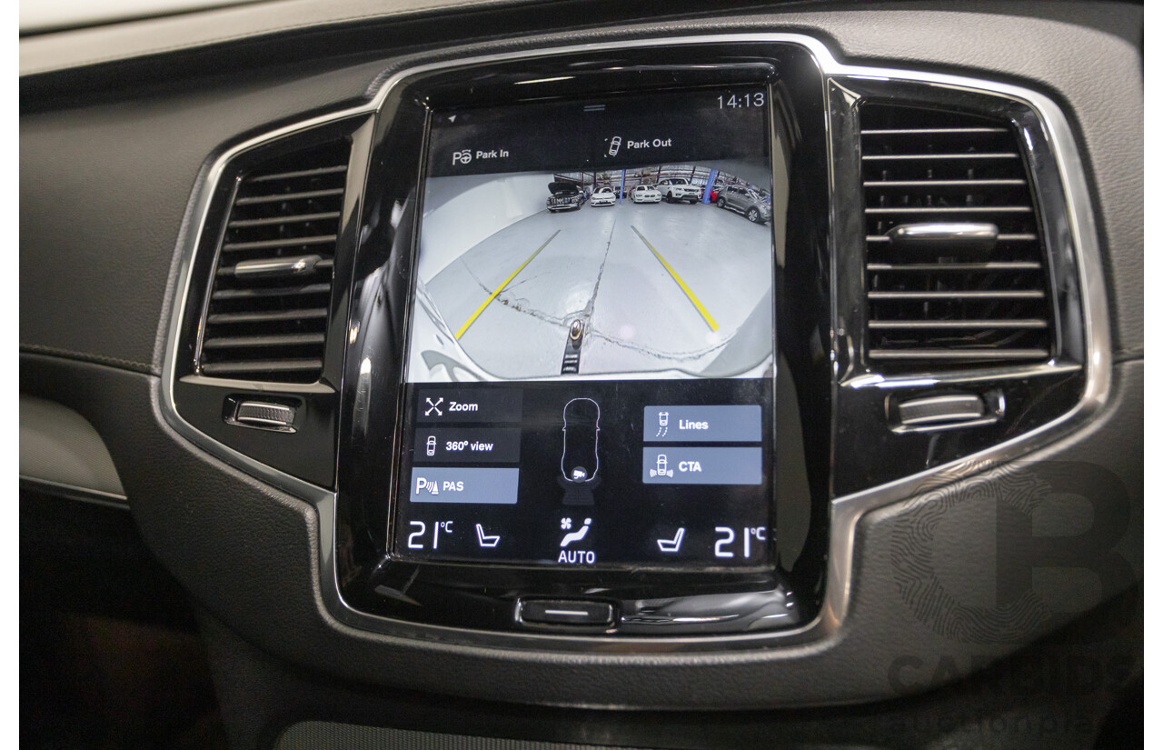 9/2020 Volvo XC90 T6 R-Design (AWD) 256 MY21 4d Wagon Denim Blue Metallic Turbo & Supercharged 2.0L