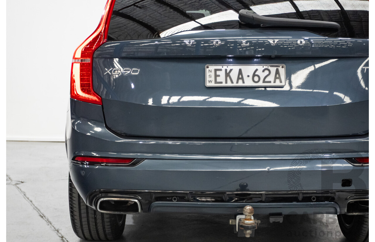 9/2020 Volvo XC90 T6 R-Design (AWD) 256 MY21 4d Wagon Denim Blue Metallic Turbo & Supercharged 2.0L