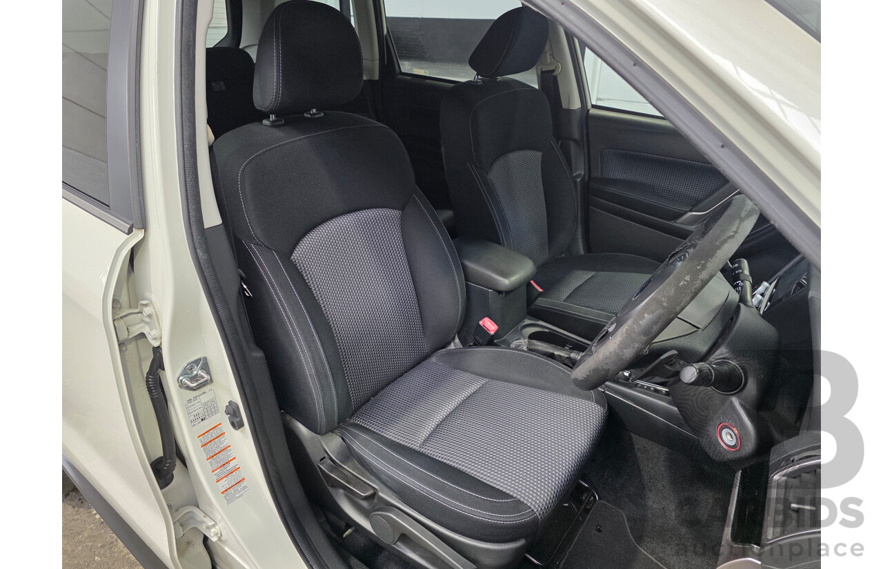 3/2016 Subaru Forester 2.5i-L AWD MY16 4d Wagon White 2.5L