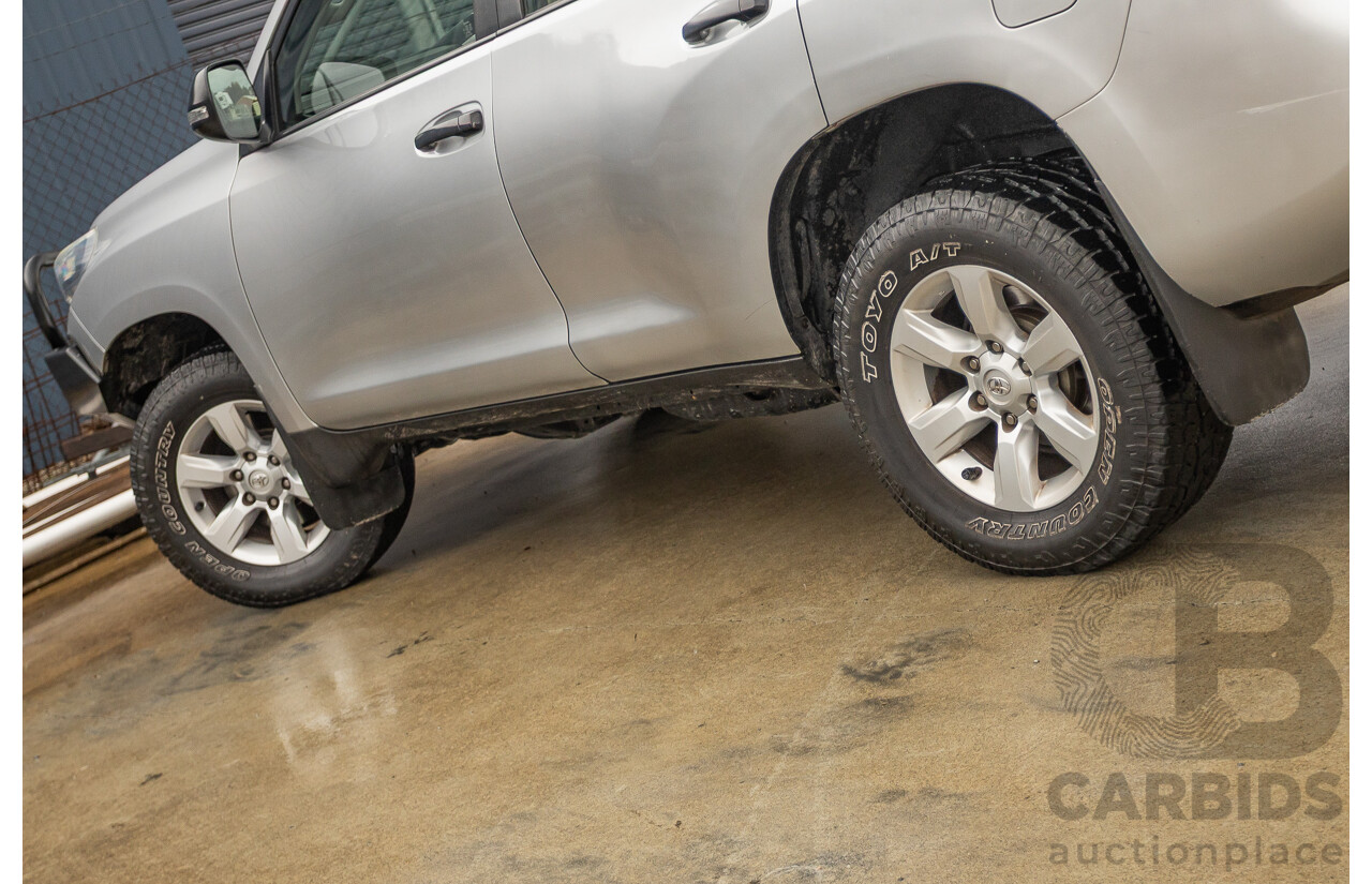 1/2016 Toyota Landcruiser Prado GX (4x4) GDJ150R MY16 4d Wagon Silver Metallic Turbo Diesel 2.8L