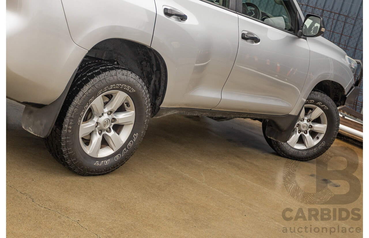 1/2016 Toyota Landcruiser Prado GX (4x4) GDJ150R MY16 4d Wagon Silver Metallic Turbo Diesel 2.8L