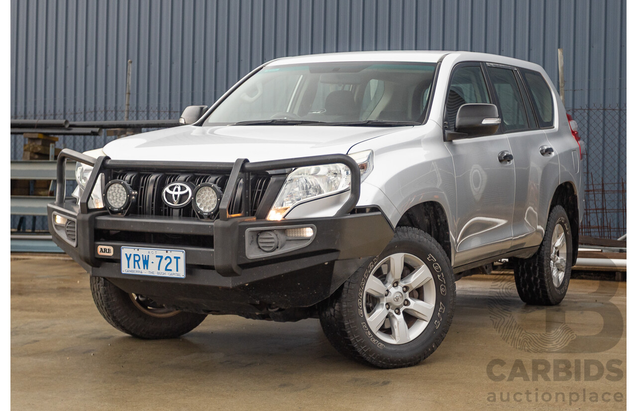 1/2016 Toyota Landcruiser Prado GX (4x4) GDJ150R MY16 4d Wagon Silver Metallic Turbo Diesel 2.8L