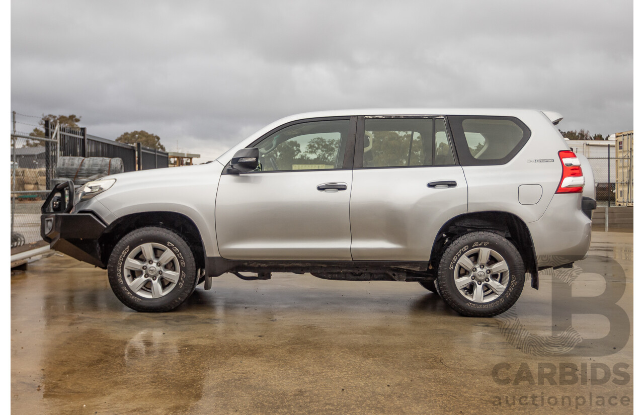 1/2016 Toyota Landcruiser Prado GX (4x4) GDJ150R MY16 4d Wagon Silver Metallic Turbo Diesel 2.8L