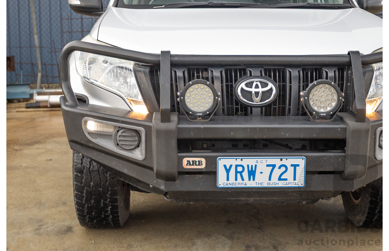 1/2016 Toyota Landcruiser Prado GX (4x4) GDJ150R MY16 4d Wagon Silver Metallic Turbo Diesel 2.8L