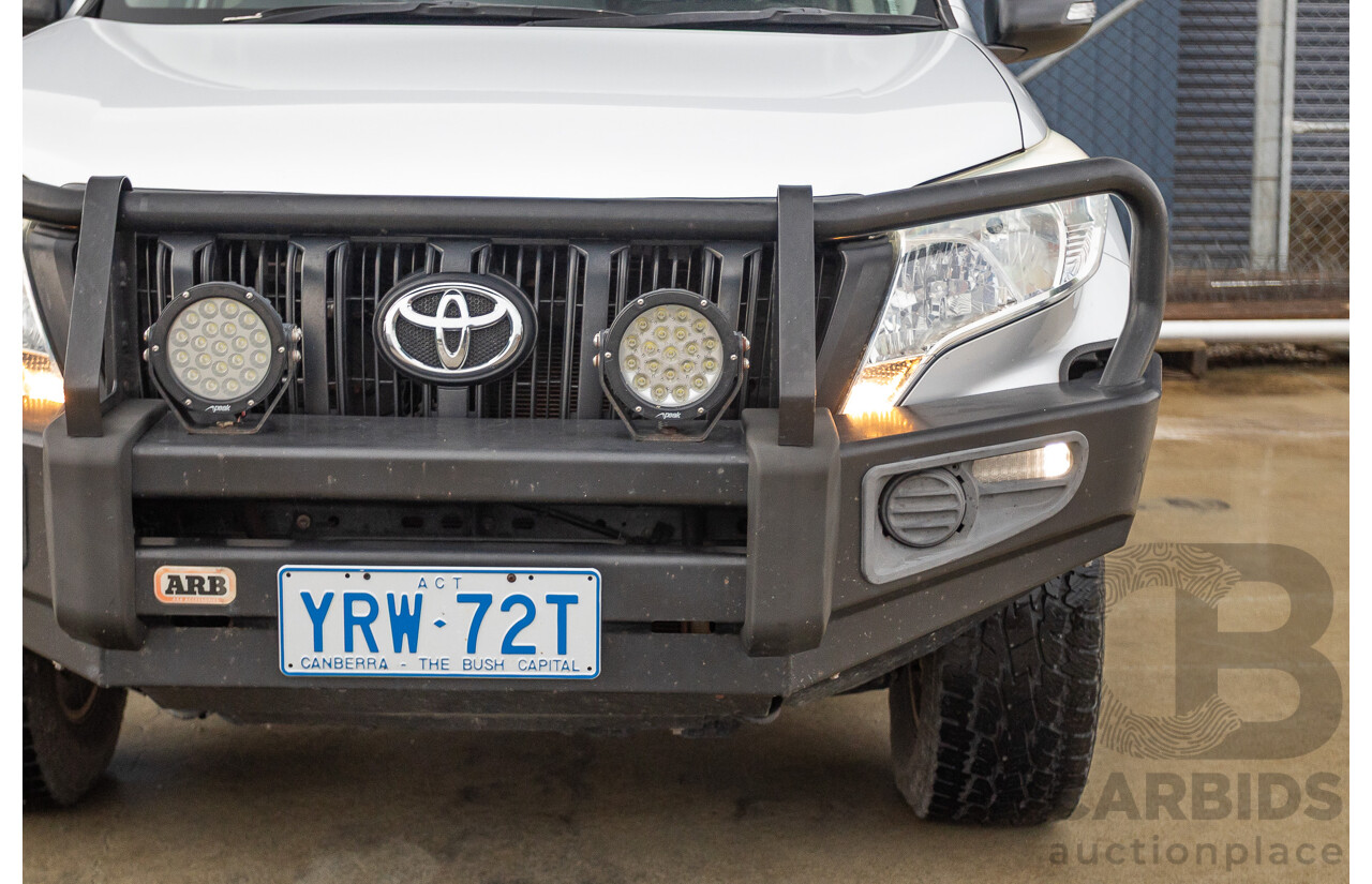 1/2016 Toyota Landcruiser Prado GX (4x4) GDJ150R MY16 4d Wagon Silver Metallic Turbo Diesel 2.8L
