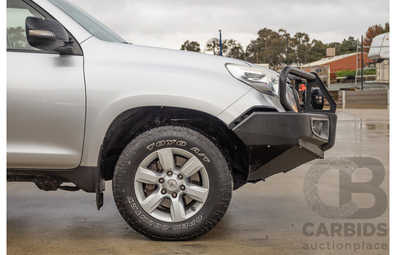 1/2016 Toyota Landcruiser Prado GX (4x4) GDJ150R MY16 4d Wagon Silver Metallic Turbo Diesel 2.8L