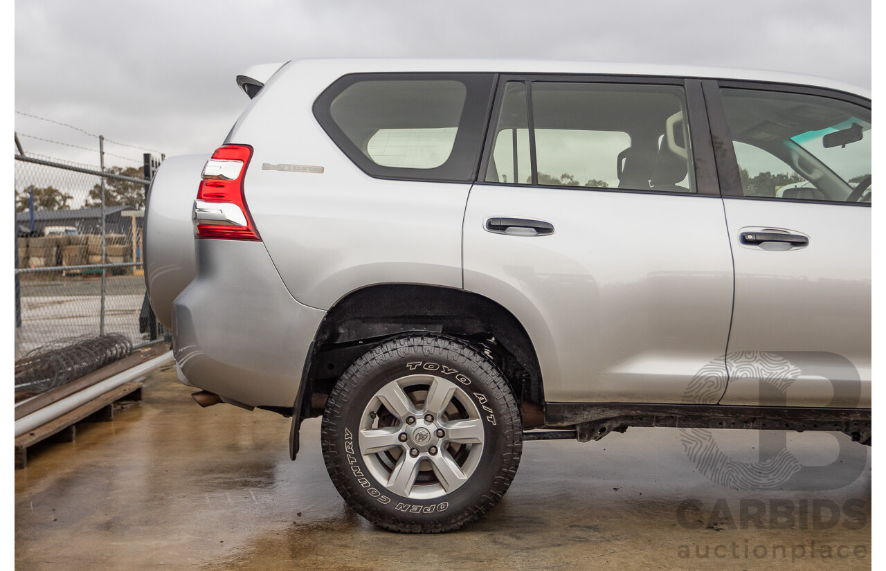 1/2016 Toyota Landcruiser Prado GX (4x4) GDJ150R MY16 4d Wagon Silver Metallic Turbo Diesel 2.8L