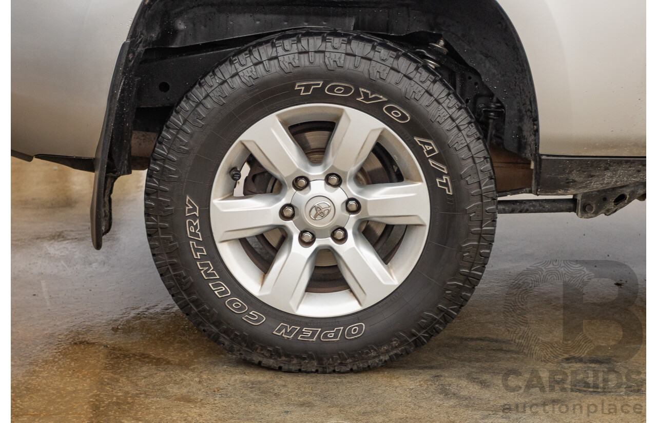 1/2016 Toyota Landcruiser Prado GX (4x4) GDJ150R MY16 4d Wagon Silver Metallic Turbo Diesel 2.8L