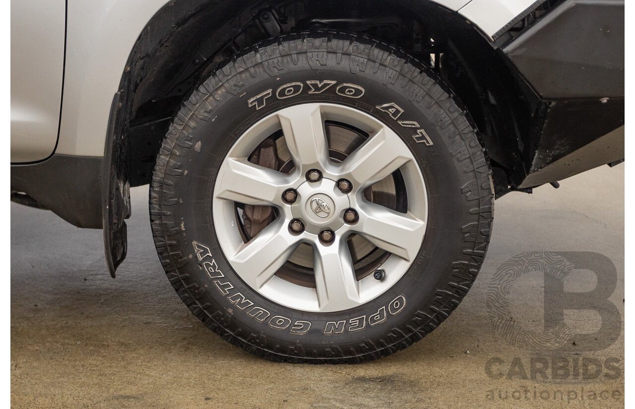 1/2016 Toyota Landcruiser Prado GX (4x4) GDJ150R MY16 4d Wagon Silver Metallic Turbo Diesel 2.8L