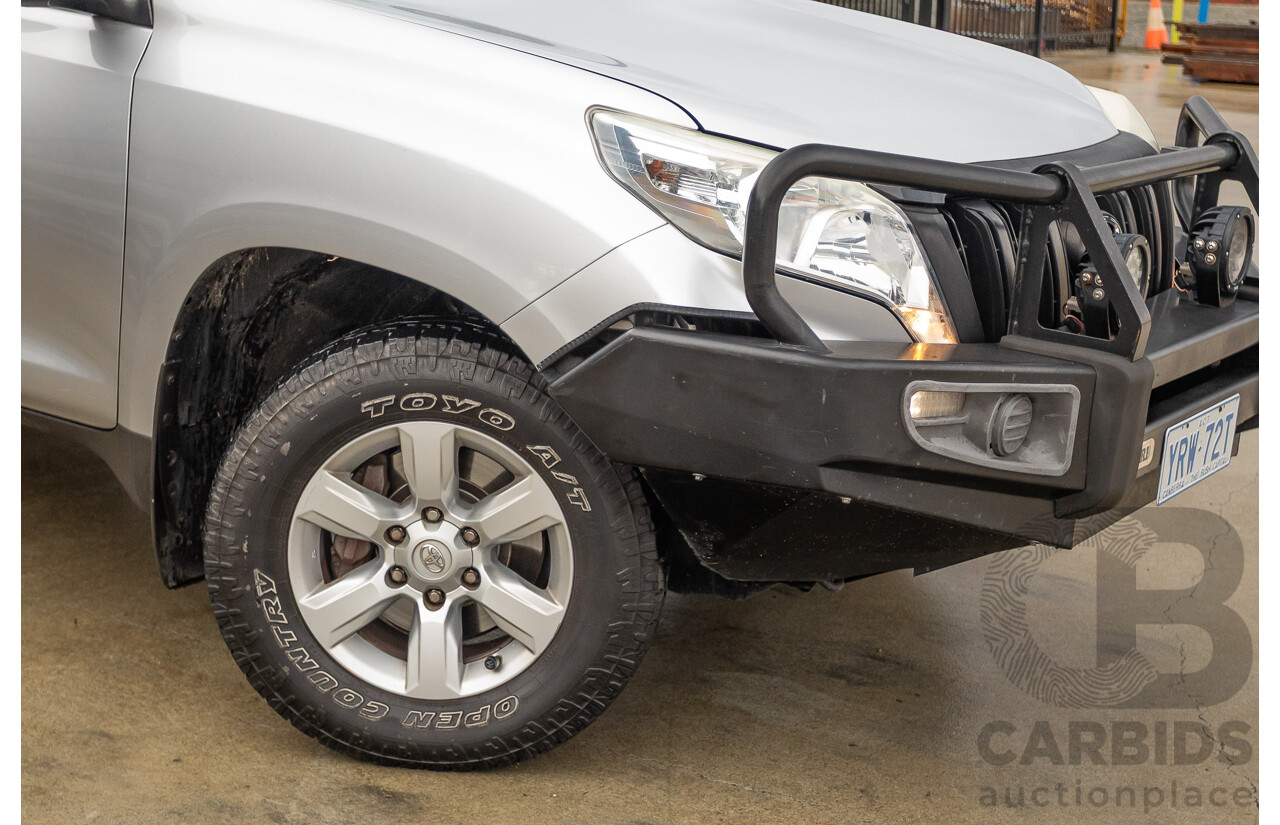 1/2016 Toyota Landcruiser Prado GX (4x4) GDJ150R MY16 4d Wagon Silver Metallic Turbo Diesel 2.8L