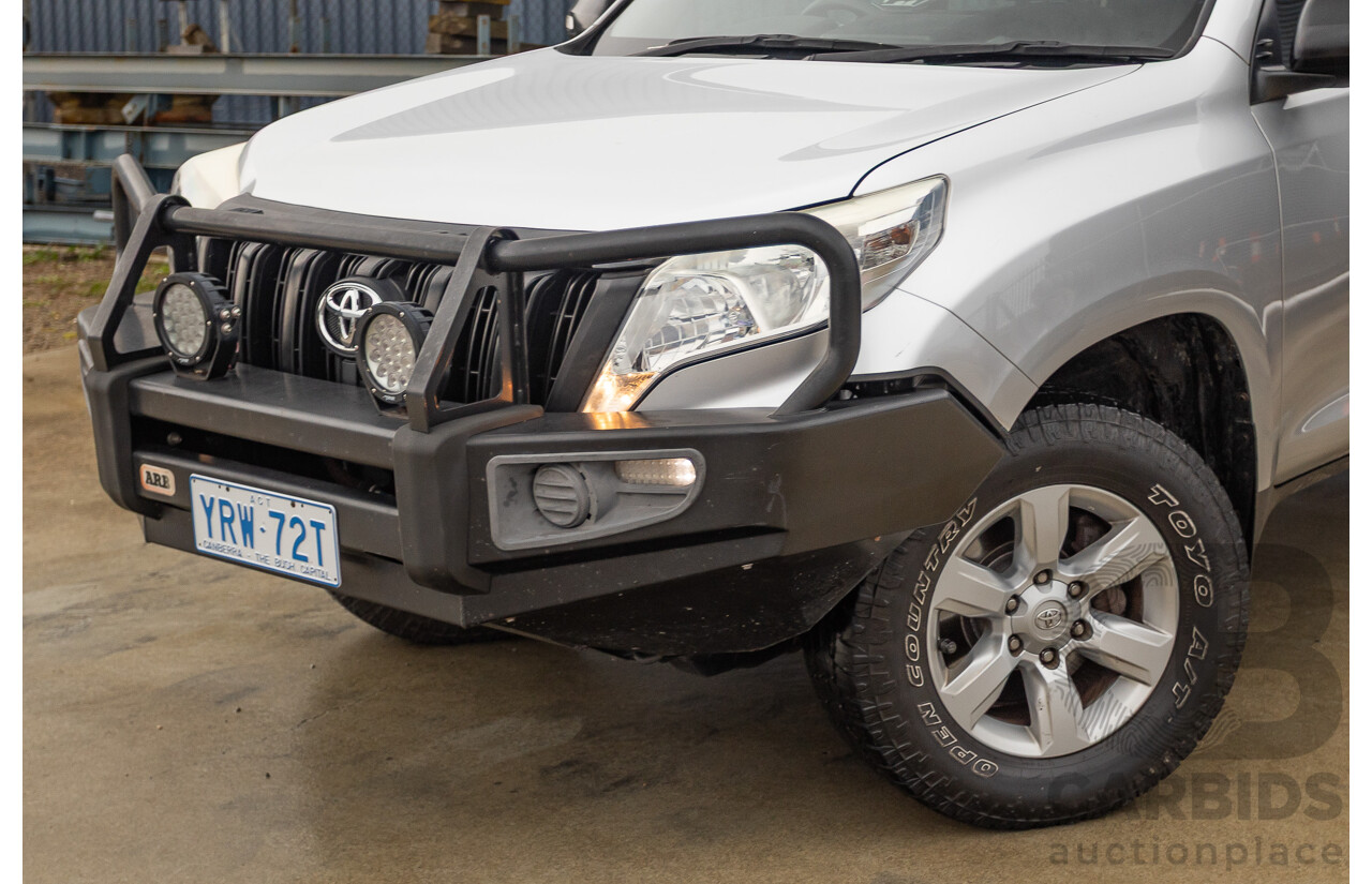 1/2016 Toyota Landcruiser Prado GX (4x4) GDJ150R MY16 4d Wagon Silver Metallic Turbo Diesel 2.8L