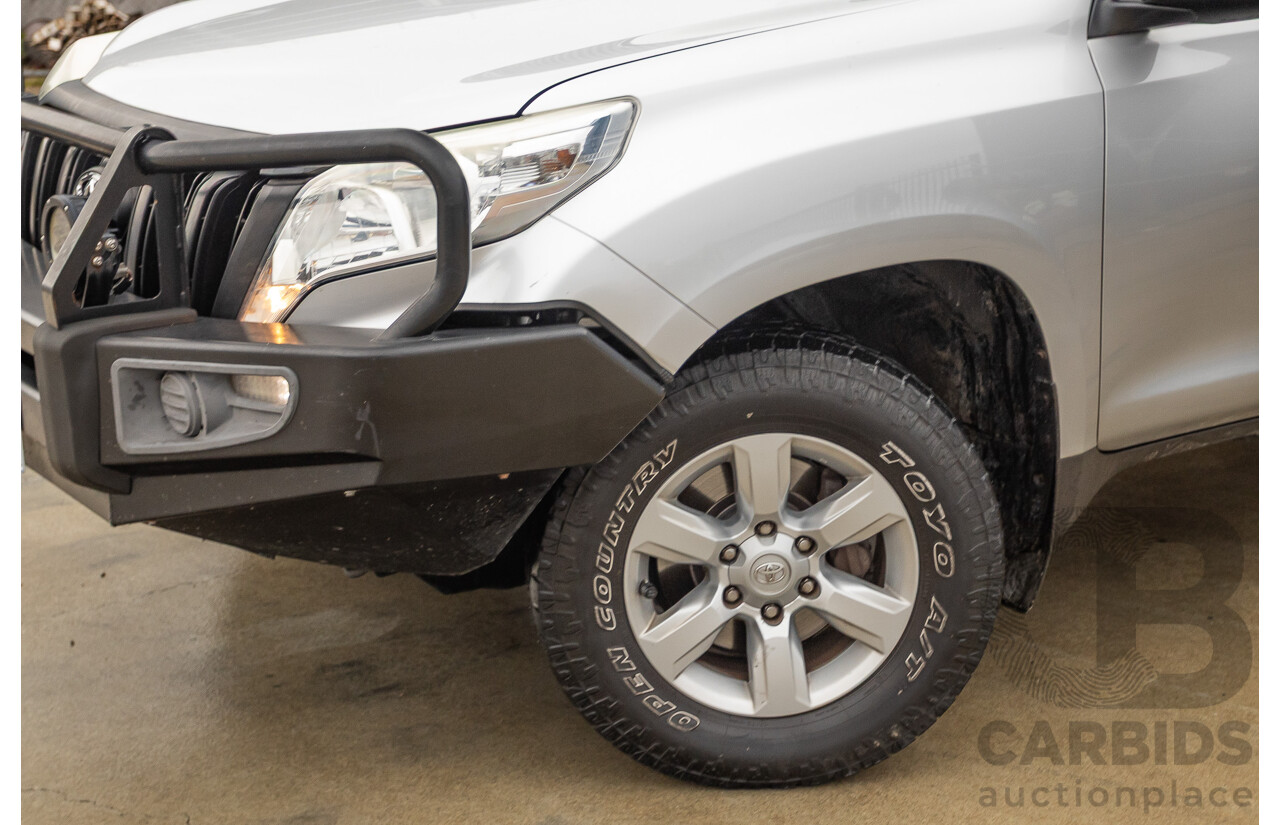 1/2016 Toyota Landcruiser Prado GX (4x4) GDJ150R MY16 4d Wagon Silver Metallic Turbo Diesel 2.8L