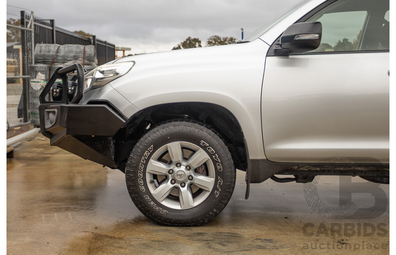 1/2016 Toyota Landcruiser Prado GX (4x4) GDJ150R MY16 4d Wagon Silver Metallic Turbo Diesel 2.8L