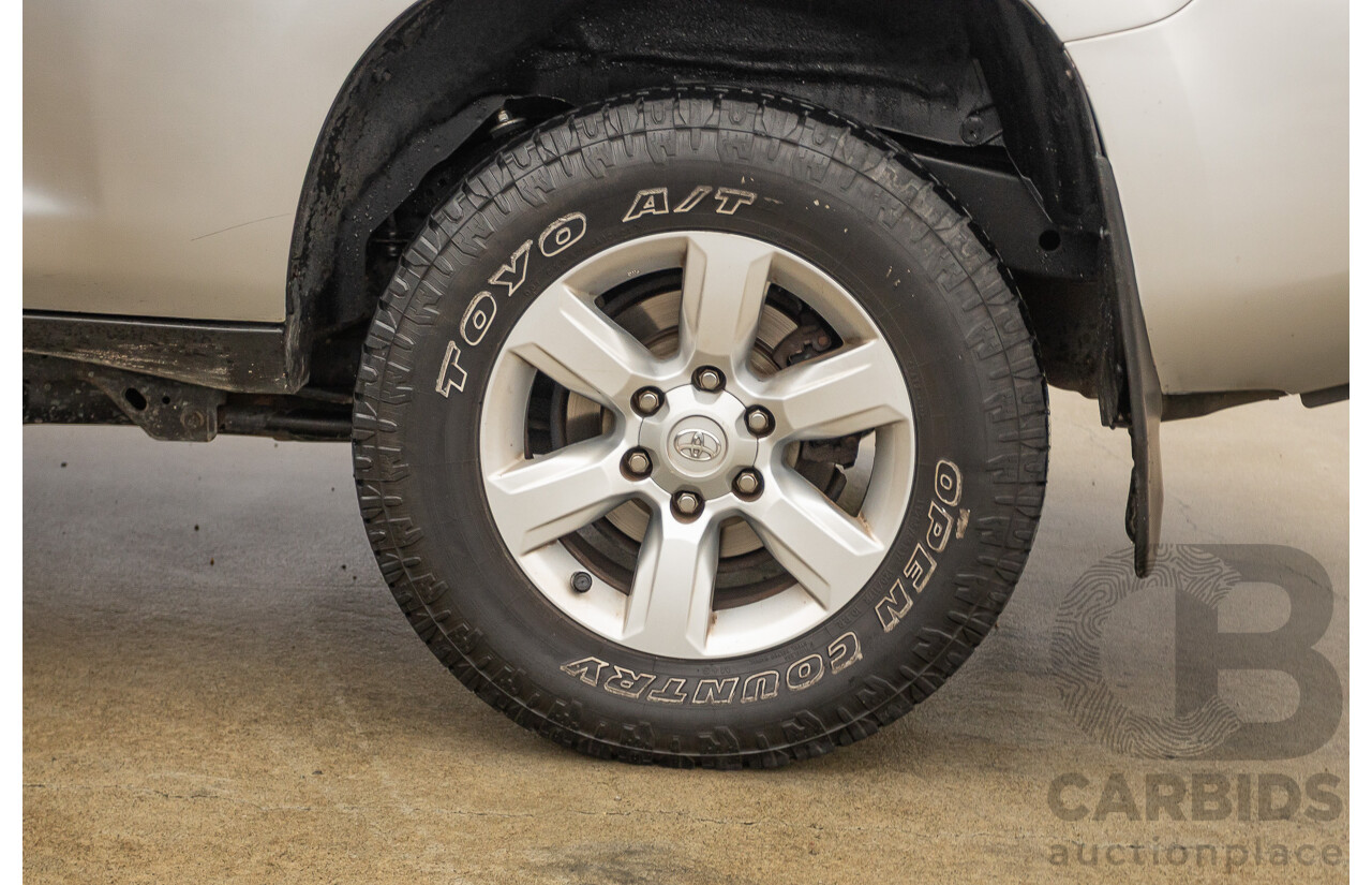 1/2016 Toyota Landcruiser Prado GX (4x4) GDJ150R MY16 4d Wagon Silver Metallic Turbo Diesel 2.8L
