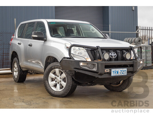 1/2016 Toyota Landcruiser Prado GX (4x4) GDJ150R MY16 4d Wagon Silver Metallic Turbo Diesel 2.8L