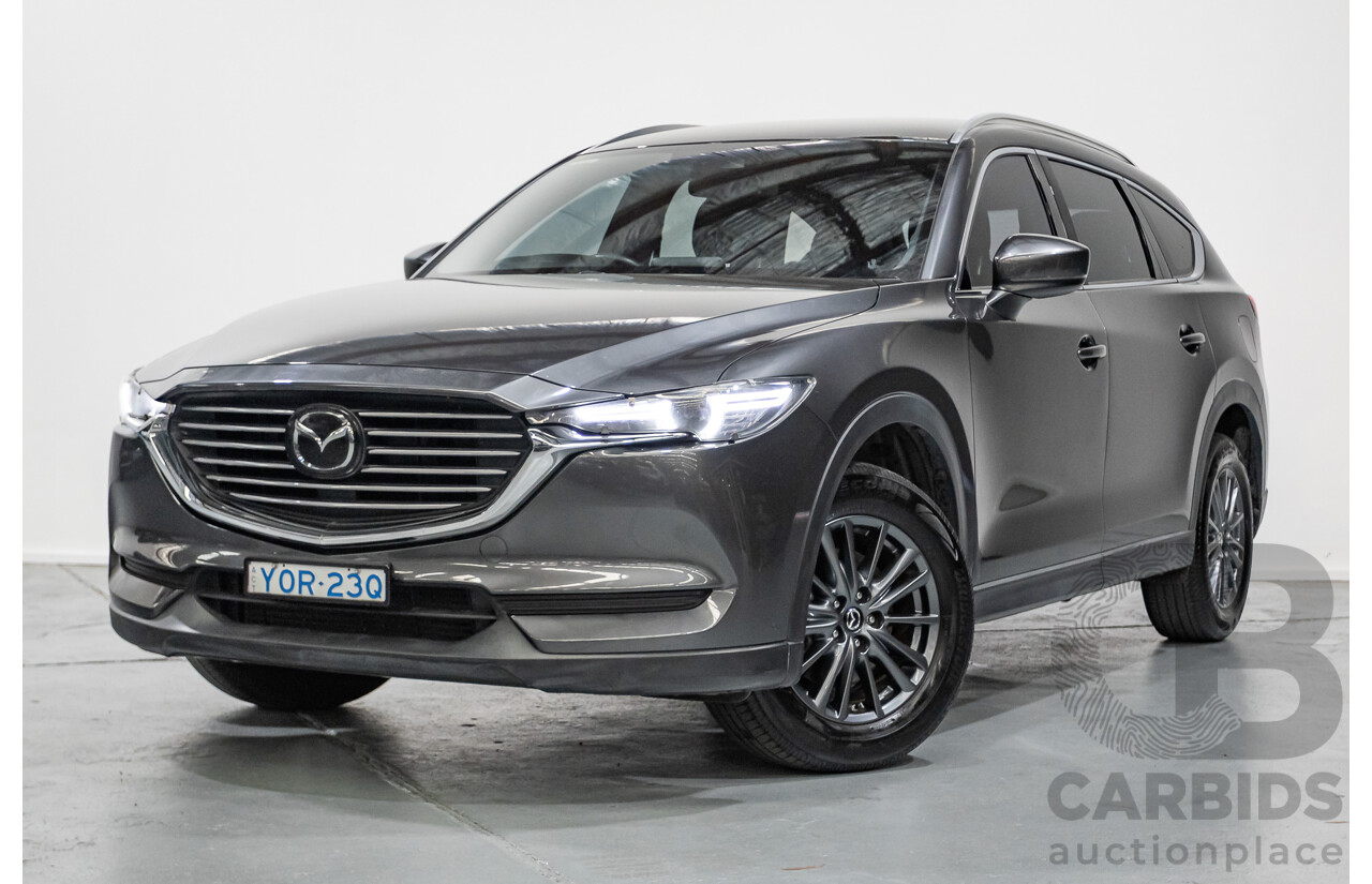 6/2019 Mazda CX-8 Sport (AWD) KG B 4d Wagon Machine Grey Metallic Turbo Diesel 2.2L - 7 Seater