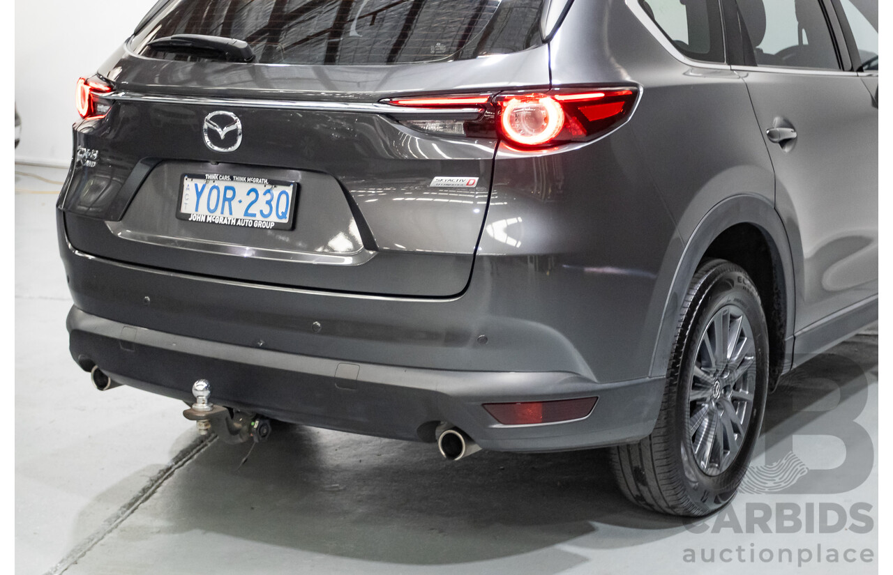 6/2019 Mazda CX-8 Sport (AWD) KG B 4d Wagon Machine Grey Metallic Turbo Diesel 2.2L - 7 Seater