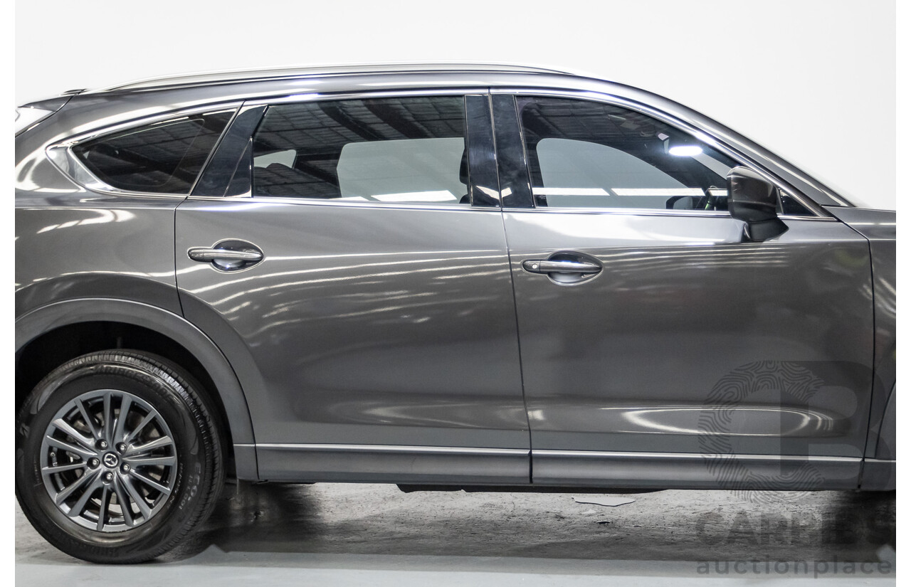 6/2019 Mazda CX-8 Sport (AWD) KG B 4d Wagon Machine Grey Metallic Turbo Diesel 2.2L - 7 Seater