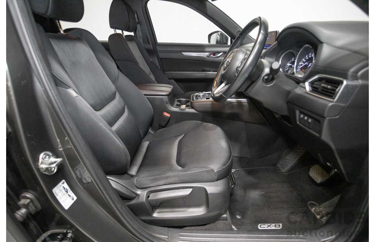 6/2019 Mazda CX-8 Sport (AWD) KG B 4d Wagon Machine Grey Metallic Turbo Diesel 2.2L - 7 Seater
