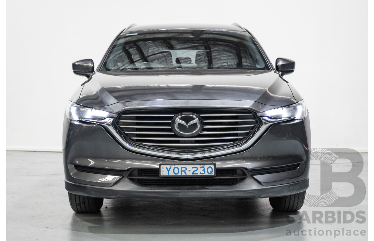 6/2019 Mazda CX-8 Sport (AWD) KG B 4d Wagon Machine Grey Metallic Turbo Diesel 2.2L - 7 Seater