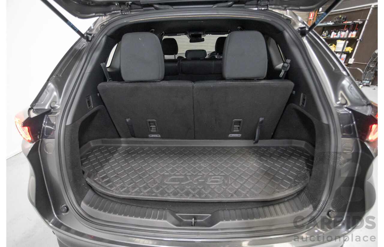 6/2019 Mazda CX-8 Sport (AWD) KG B 4d Wagon Machine Grey Metallic Turbo Diesel 2.2L - 7 Seater