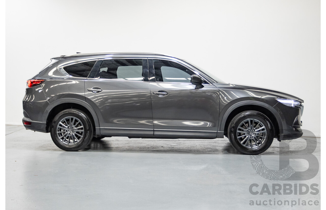 6/2019 Mazda CX-8 Sport (AWD) KG B 4d Wagon Machine Grey Metallic Turbo Diesel 2.2L - 7 Seater
