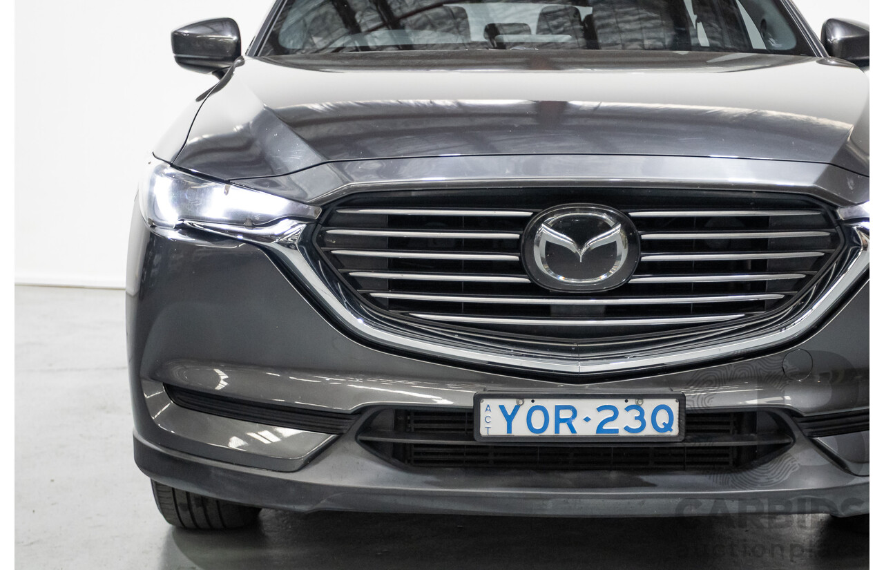 6/2019 Mazda CX-8 Sport (AWD) KG B 4d Wagon Machine Grey Metallic Turbo Diesel 2.2L - 7 Seater