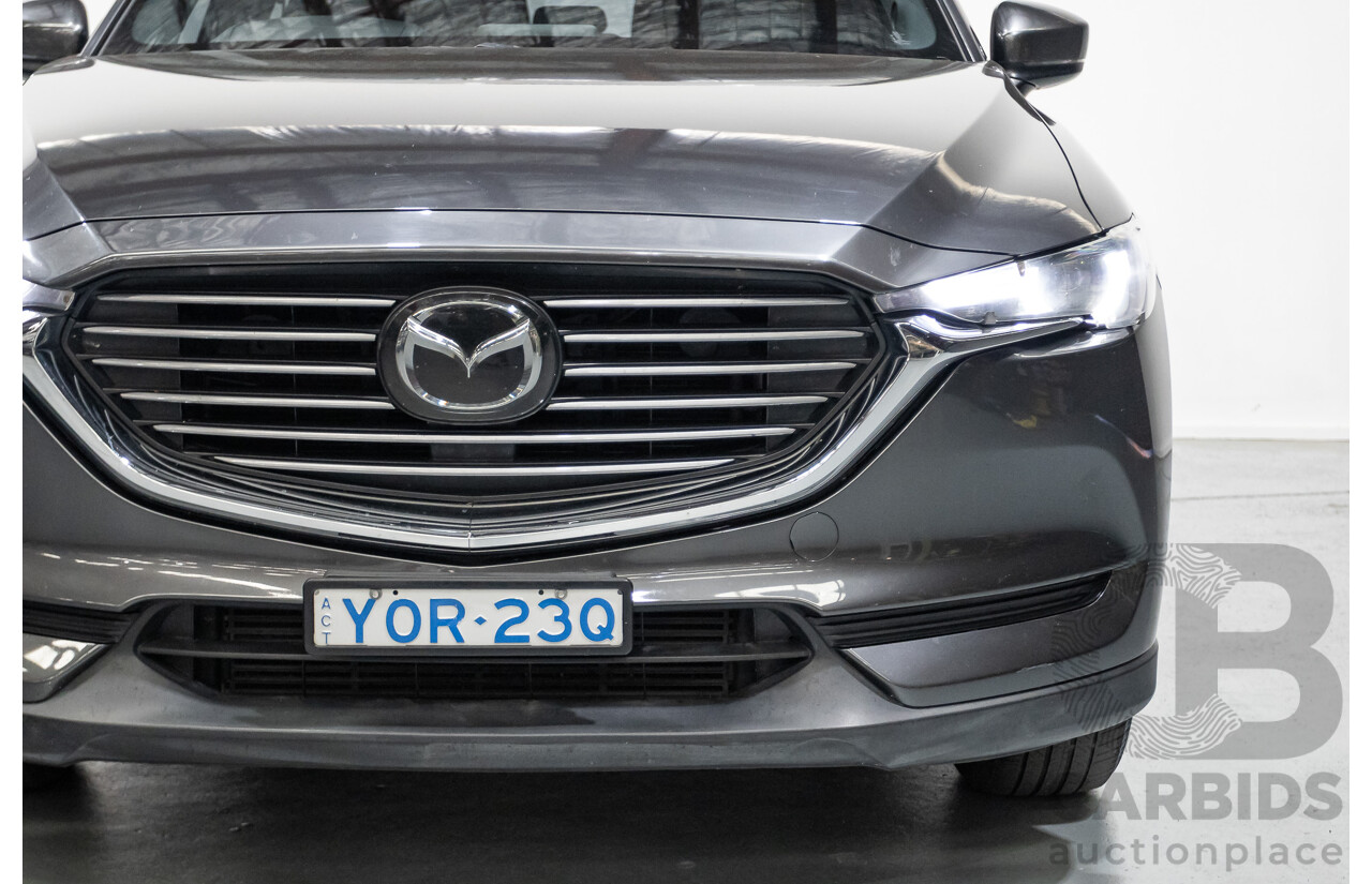 6/2019 Mazda CX-8 Sport (AWD) KG B 4d Wagon Machine Grey Metallic Turbo Diesel 2.2L - 7 Seater