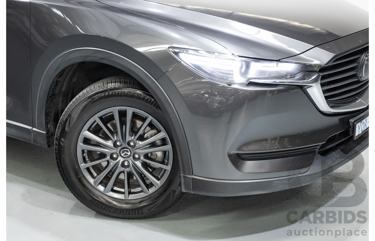6/2019 Mazda CX-8 Sport (AWD) KG B 4d Wagon Machine Grey Metallic Turbo Diesel 2.2L - 7 Seater