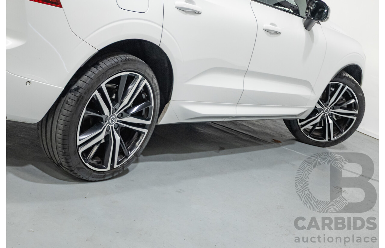 3/2020 Volvo XC60 T6 R-Design (AWD) 246 MY20 4d Wagon Crystal White Pearl Turbo & Supercharged 2.0L