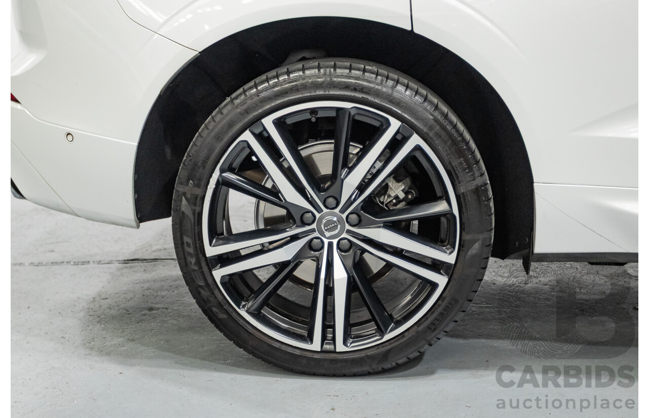 3/2020 Volvo XC60 T6 R-Design (AWD) 246 MY20 4d Wagon Crystal White Pearl Turbo & Supercharged 2.0L