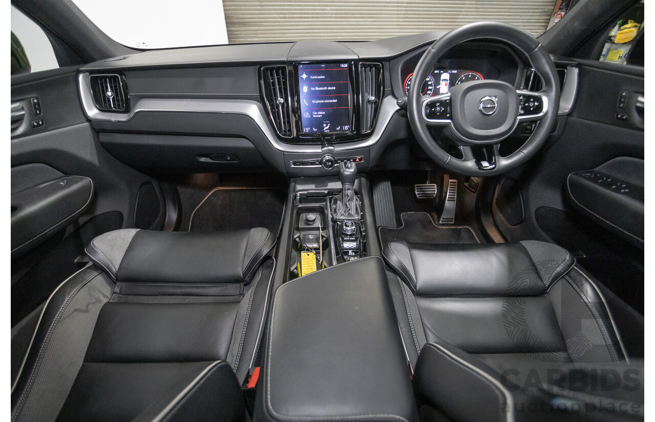 3/2020 Volvo XC60 T6 R-Design (AWD) 246 MY20 4d Wagon Crystal White Pearl Turbo & Supercharged 2.0L