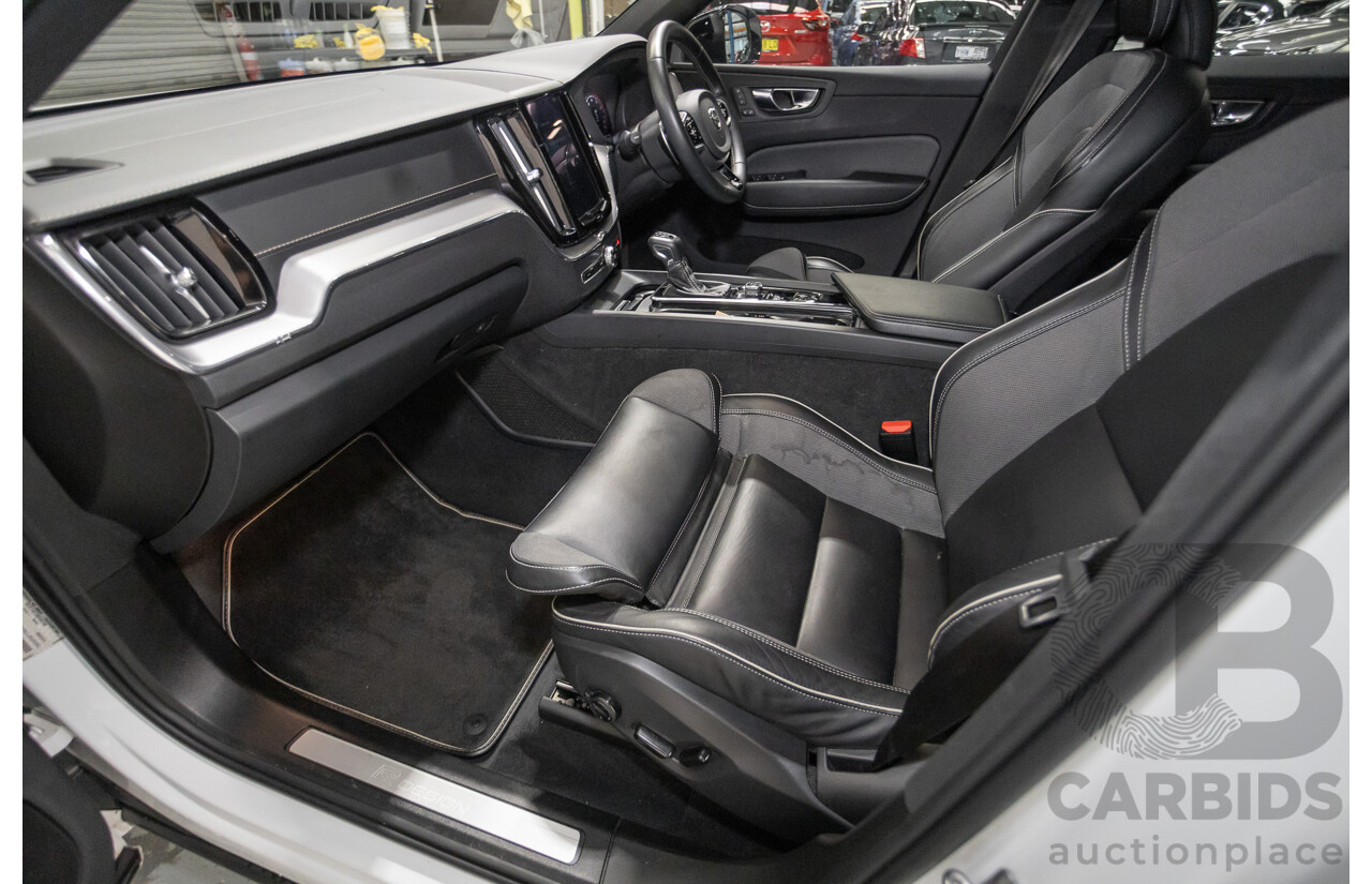 3/2020 Volvo XC60 T6 R-Design (AWD) 246 MY20 4d Wagon Crystal White Pearl Turbo & Supercharged 2.0L